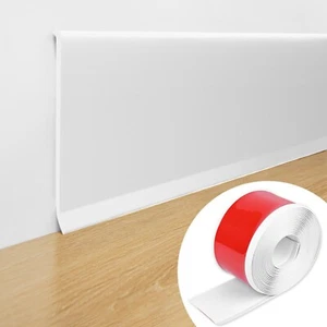 Art3d PVC Flexible Peel&Stick Skirting,Basebord,4inch x 20ft - Picture 1 of 11