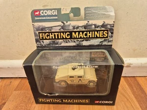 CORGI FIGHTING MACHINES 1/72 HUMVEE OPERATION DESERT STORM HMMWV US ARMY CS90087 - Picture 1 of 4