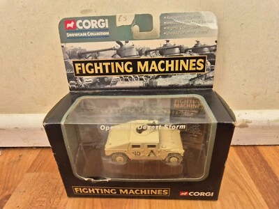 CORGI FIGHTING MACHINES 1/72 HUMVEE OPERATION DESERT STORM HMMWV US ARMY CS90087 - Image 1 of 4