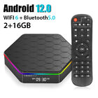 2024 Smart TV BOX Android 12.0 Quad-Core WIFI Netzwerk Media Player