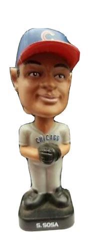 2003 Sammy Sosa  Chicago Cubs Upper Deck 3" Mini Bobble head Post Cereal new Cover