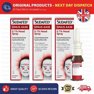 Sudafed Red Sinus Nasal Spray | Congestion Relief | Sinusitis - 15ml | Pack of 3 - Picture 1 of 10