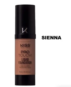 Kiss New York Professional Pro Touch Liquid Foundation 1.01oz KPLF422 SIENNA - Picture 1 of 3