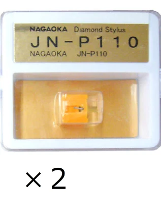 批量 2 件 NAGAOKA JN-P110 正品替换钻石手写笔 适用于日本 MP-110  — 第 1/2 张图片