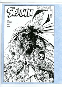 Spawn #314 (2021) Image Comics Capullo & McFarlane variante en blanco y negro 1:5 casi nuevo 9,4 - Imagen 1 de 2