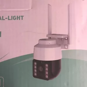 Day/Night WIFI Camera Wireless Outdoor PTZ Smart Home Security 360 Rotation - Picture 1 of 6