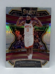 2019-20 Select Concourse Silver Prizm REFTACTOR James Harden #4 Houston Rockets - Picture 1 of 2