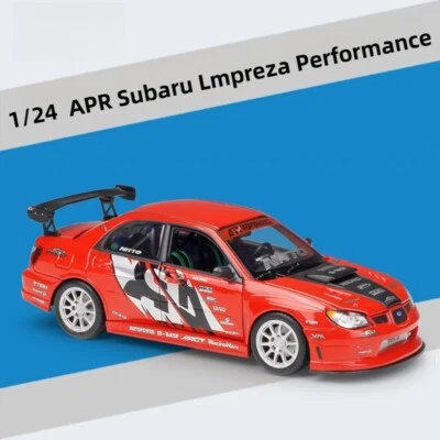 Escala 1:24 APR Subaru Lmpreza Rendimiento Coche Modelo Juguetes Adorno IDEA DE REGALO Foto 1 de 4