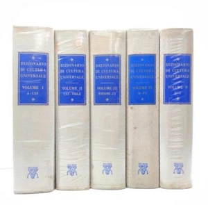 Dizionario di cultura universale Vallardi 2° edizione 1958-59 5 volumi - Imagen 1 de 23