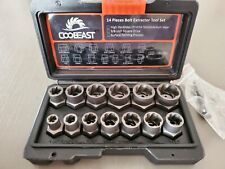 Coobeast Bolt Extractor Set Heavy Duty, 13Pcs Bolt Extractor Kit