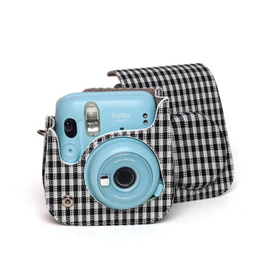 PU Camera Bag Case Protect Cover Belt Strap For Fuji Instant Instax Mini8 9 11 - Image 1 of 4