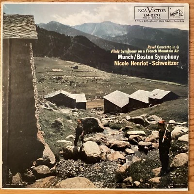 Ravel “Concerto In G” / d’Indy “Symphony On A French Mountain Air” 33 1/3 rpm LP Foto 1 de 4