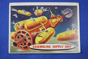 1957 Topps Space Cards - #54 "Assembling Supply Ship" - Good Condition - Picture 1 of 2