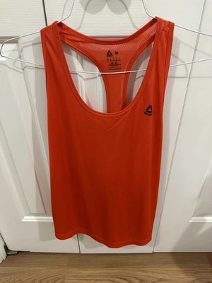 Camiseta sin mangas Reebok Activewear para mujer mediana azul naranja (paquete de 2) Foto 1 de 4