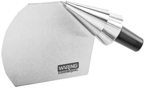Grande strumento commerciale per arrotolare e modellare waffle argento - Foto 1 di 3