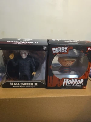 Culture Fly Halloween 2 Michael Myers & Dorbz #058 Freddy Krueger, vinilo Foto 1 de 4