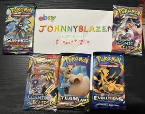 KEINE PROMO KARTEN, 5 SEALED BOOSTER PACKS LESEN Pokemon 2019 Collector’s Chest Tin - Bild 1 von 3