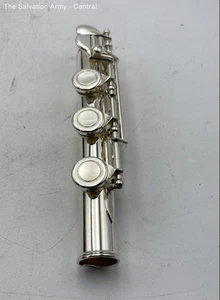 Amadeus Silver-Tone Woodwind Musical Instrument Concert Flute In Case - Picture 1 of 5