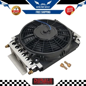Derale 13700 16 Pass Electra-Cool Remote Cooler, -6AN Inlets - Picture 1 of 4