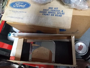 NOS Ford Mustang Shelby Wheel mud flaps splash guard 1969 1970 pair - Picture 1 of 1