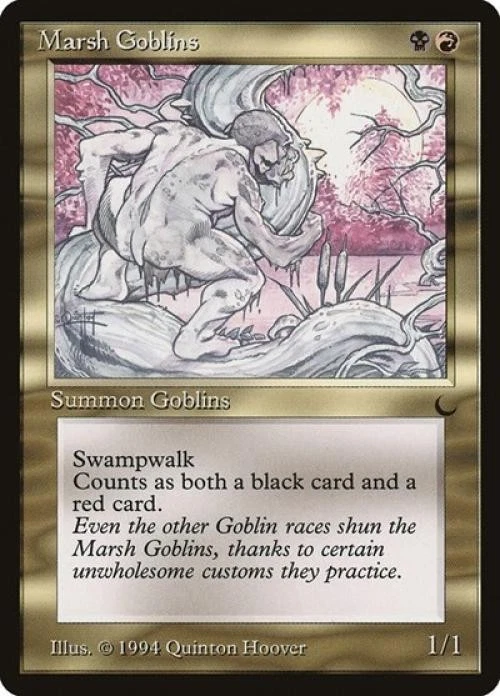 Marsh Goblins - Medium Play MTG The Dark - Image 1 of 1