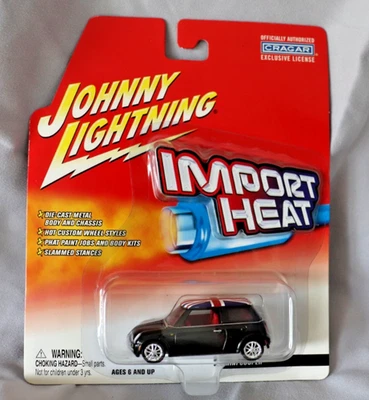 Johnny Lightning MINI Cooper Model Car Black Die Cast 992-01 248-03 Vehicle Brit - Image 1 of 4