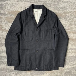 Universal Works Three Button Chore Baker Field Grey Wool Pocket Jacket Small - Picture 1 of 11