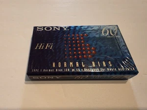 Sony HiFi Audio Cassette Tape Normal Bias 90 Minuten - Neu Versiegelt - Bild 1 von 2