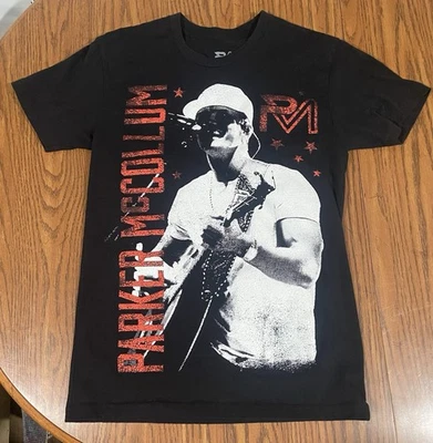 Camisa Parker McCollum Para Hombres Mediana Negra Gira de Conciertos Camiseta Artista de Música Country Foto 1 de 4