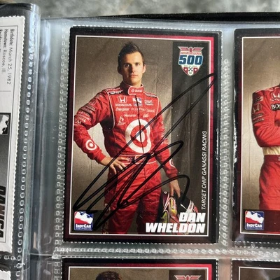Indianapolis 500 Winner DAN WHELDON Signed Indy Auto Race 2007 IMS Card PSA/DNA - Image 1 of 2
