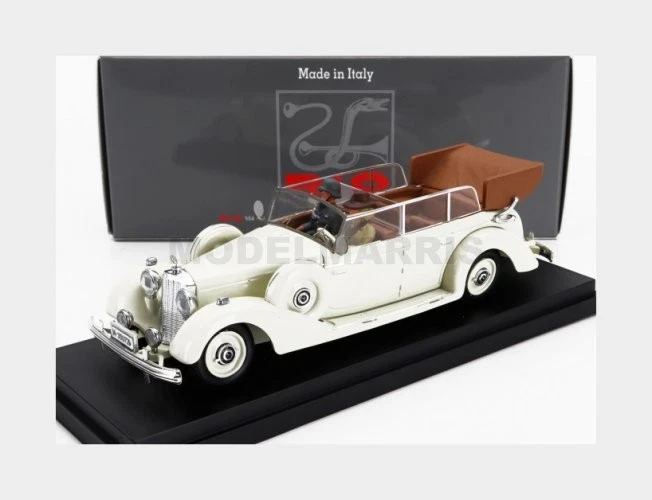 RIO-MODELS 4490/2P MERCEDES BENZ - 770K CABRIOLET 1938 WITH EVA BRAUN AND SS MIL - Immagine 1 di 2