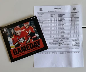 Anaheim Ducks v Florida Panthers 2025 - Póster Troy Terry - Truco de sombrero de Gauthier - Imagen 1 de 2