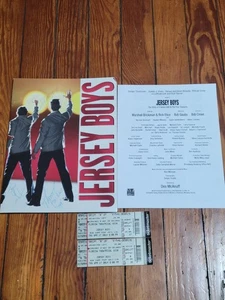 Jersey Boys the Broadway Musical Souvenir Programm selten Rarität + Show Tickets 2014 - Bild 1 von 14