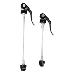 (Black)Bike Quick Release Hub Skewer Bike Front And Rear Hub 2pcs High Strength - Picture 1 of 12