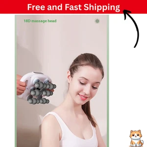 Rechargeable Massage Device with Adjustable Modes, Type-C Fast Charging, Compact - Picture 1 of 6