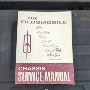 72 1972 Oldsmobile Chassis Service Manual Original OEM. Complete - Picture 1 of 5