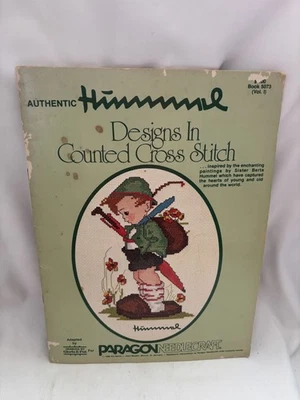 Authentic Hummel Designs in Counted Cross Stitch Book #5073 Vol 1 16 Charts - Image 1 of 3