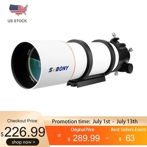 SVBONY SV48P 2" 90500 Astronomical Telescope Refractor OTA Planetary Observation - Zdjęcie 1 z 11