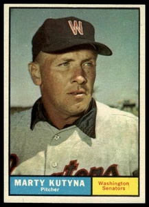 1961 Topps #546 Marty Kutyna Hi #Number RARE - Picture 1 of 2