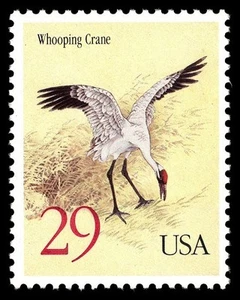 12x WHOOPING CRANE Bird 1994 29c gelb US Briefmarke unbenutzt postfrisch NH - Bild 1 von 2