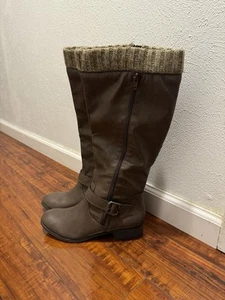 Brown Leather Boots - Picture 1 of 7