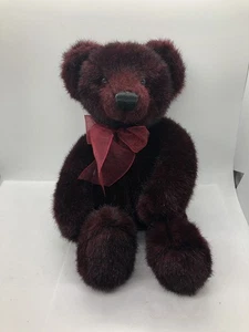 Gund Granat Teddybär 12 cm hohe Schleife - Bild 1 von 4