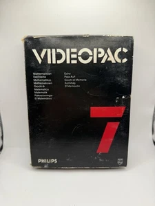 Phillips Videopac 7 Mathematician / Echo 1980 Game - PAL G7000 - Picture 1 of 6
