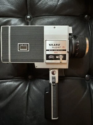 Coole BRAUN Super 8 MOTOR-ZOOM-REFLEX 600 Filmkamera Top Zustand funktioniert 👍 - Bild 1 von 4