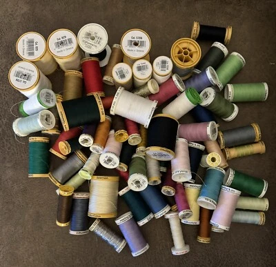 Gütermann Lot of 74 Sew All Polyester Sewing Thread Quilting Embroidery Mixed - Image 1 of 4