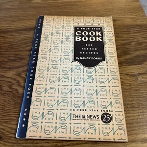 A Four Star Cookbook, Nancy Doris 1947 Cookbook PB the News NY, 500 Recipes - Picture 1 of 6