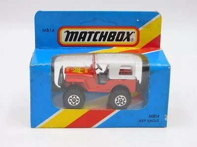 Matchbox Superfast Jeep Eagle Macau 80s MB-14 in BLUE BOX - Immagine 1 di 3