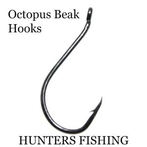 octopus beak hooks size 1/0 to 6/0 