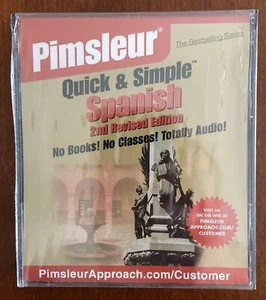 Pimsleur Quick And Simple Spanish 2nd Revised Edition (CD, 2009) NEW Sealed - Picture 1 of 2