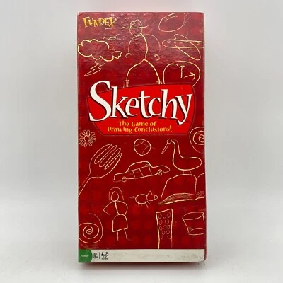 Jogo de cartas Sketchy Drawing Party COMPLETO Fundex 2010 - Imagem 1 de 4